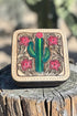 TIPI Cactus Blooms Black Small Travel Jewelry Box