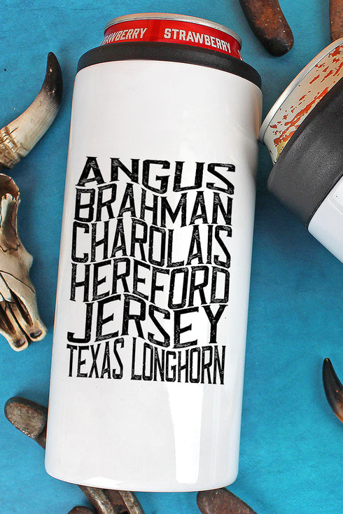 Cattle Round Up Stainless Steel Slim Hugger