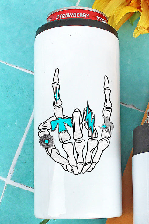 Rockin' Turquoise Stainless Steel Slim Hugger