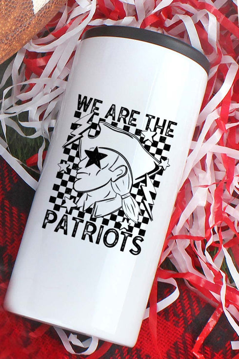 Stars We Are The Patriots Stainless Steel Slim Hugger