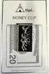 Wild Horses Silvertone Money Clip