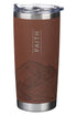 Faith Brown Stainless Steel Travel Mug