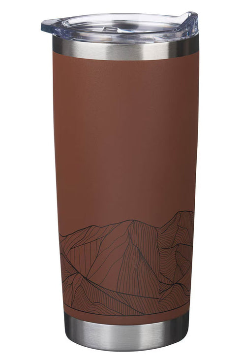 Faith Brown Stainless Steel Travel Mug