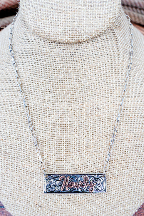 Heartland Howdy Two-Tone Necklace