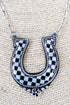 Gallop Glam Silvertone Necklace
