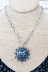 Spur Of The Moment Silvertone Horse Necklace