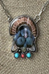 Timberland Turkey Silvertone Necklace
