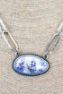 Prairie Meadow Silvertone Necklace