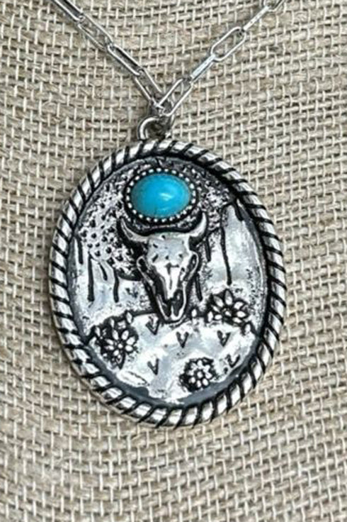 Thistle & Thorn Silvertone Necklace