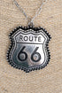 Highway Legend Silvertone Necklace