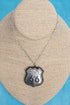 Highway Legend Silvertone Necklace