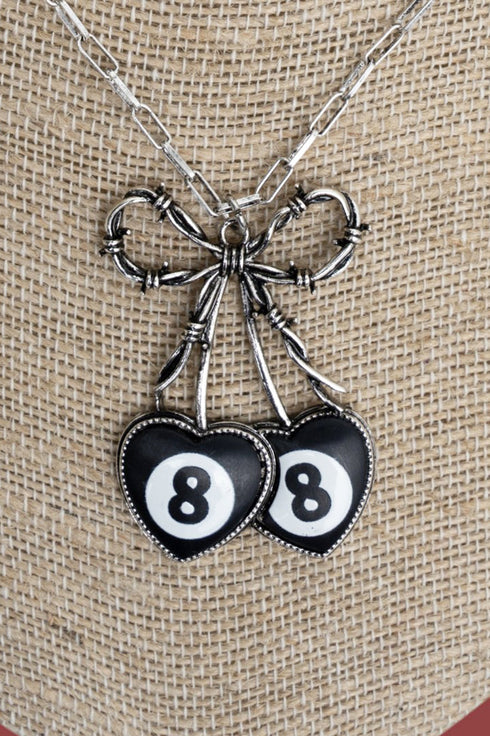 Sweet Thorn Silvertone Necklace