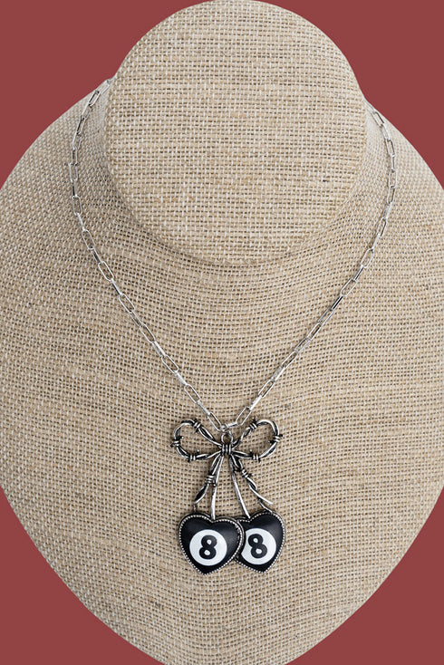 Sweet Thorn Silvertone Necklace