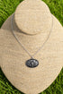 Rustic Roamer Steer Silvertone Necklace