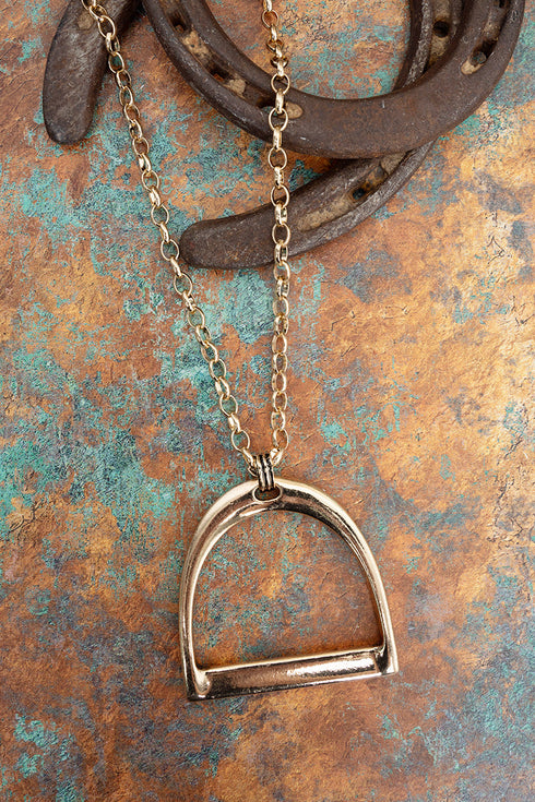 Equine Elite Goldtone Necklace