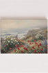 Meadow Above the Sea Stretched Canvas Print