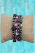 Let It Roll Multi-Color and Silver Pearl Beaded Band for Smart Watch, 38mm-41mm
