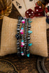 Let It Roll Multi-Color and Silver Pearl Beaded Band for Smart Watch, 38mm-41mm