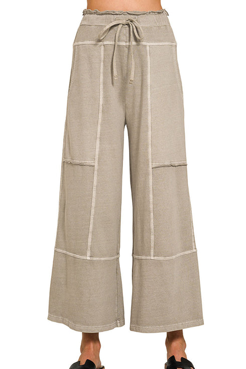 All Day Ease Ash Mocha French Terry Pants