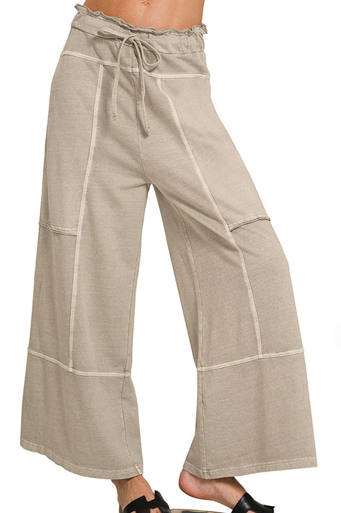 All Day Ease Ash Mocha French Terry Pants
