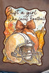 Pumpkin Spice And Football Lights Comfort Colors Adult Ring-Spun Cotton Tee
