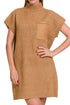 Burlington Deep Camel Mock Neck Sweater Dress