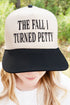 The Fall I Turned Petty Embroidered Otto Crown Split Baseball Cap *Choose Thread Color