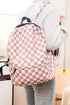 Ash Mocha Check Me Out Backpack