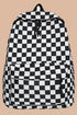 Black Check Me Out Backpack