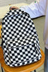 Black Check Me Out Backpack