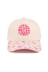 Embroidered Jesus Saves Floral Two-Tone Cap