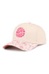 Embroidered Jesus Saves Floral Two-Tone Cap