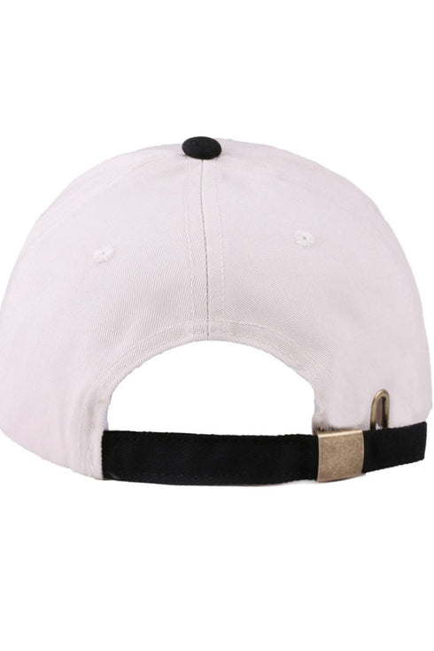 Embroidered 'LA' Black Two-Tone Cap