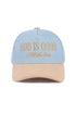Embroidered God Is Good All The Time Denim Two-Tone Corduroy Cap