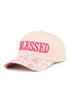 Embroidered Blessed Floral Two-Tone Cap
