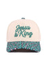 Embroidered Jesus Is King Cougar Two-Tone Cap