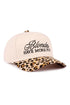 Embroidered Blondes Have More Fun Leopard Two-Tone Cap