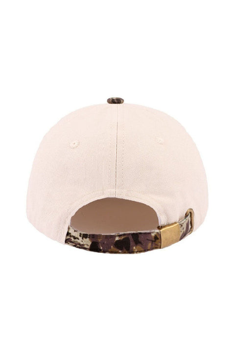 Embroidered All For His Glory Camo Two-Tone Cap