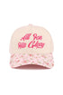 Embroidered All For His Glory Floral Two-Tone Cap