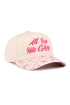 Embroidered All For His Glory Floral Two-Tone Cap