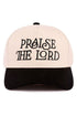 Embroidered Praise The Lord Black Two-Tone Cap