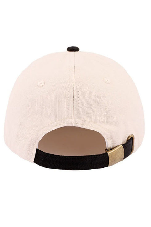 Embroidered Jesus Paid It All Black Two-Tone Cap