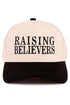 Embroidered Raising Believers Black Two-Tone Cap