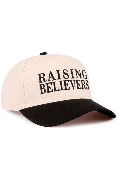 Embroidered Raising Believers Black Two-Tone Cap