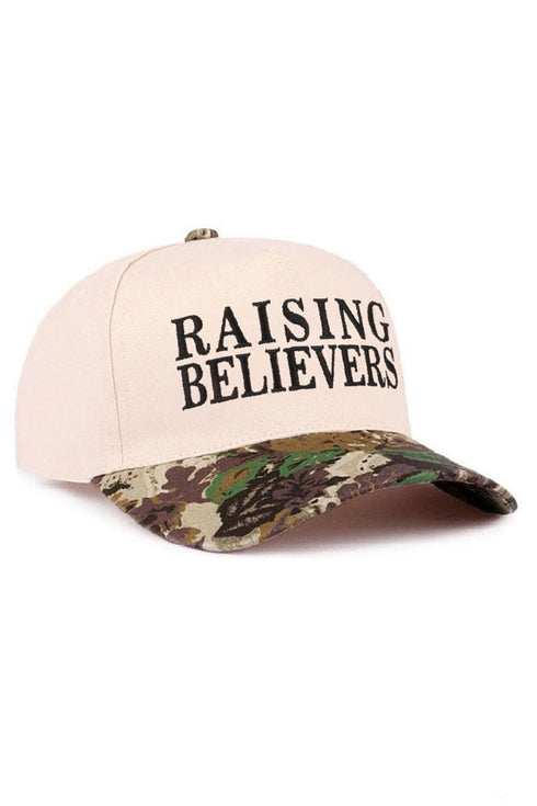 Embroidered Raising Believers Camo Two-Tone Cap