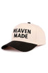Embroidered Heaven Made Black Two-Tone Cap