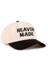 Embroidered Heaven Made Black Two-Tone Cap