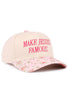 Embroidered Make Jesus Famous Floral Two-Tone Cap