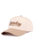 Embroidered Sunday Worship Club Ash Mocha Two-Tone Cap