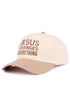 Embroidered Jesus Changes Everything Ash Mocha Two-Tone Cap